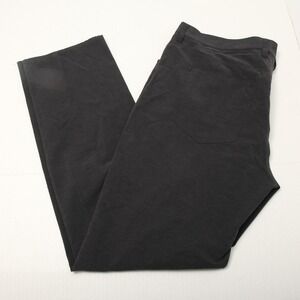 Travis Mathew Pants Mens 38 Black Stretch Performance Golf Casual Straight Leg